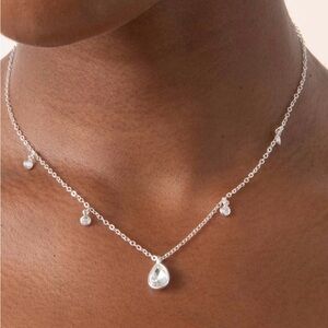 Ettika Dripping in Crystals Drop Necklace